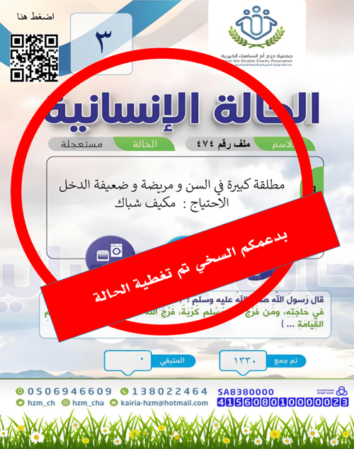 تمت تغطية الحالة الإنسانية  - 3 