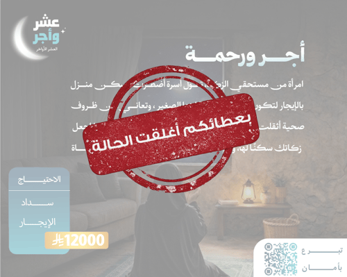 حالة إنسانية 11-1 (من أهل الزكاة)