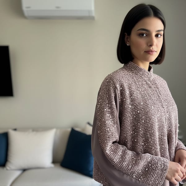 عباية عصرية للمناسبات بقصّة فريدة  صورة 4