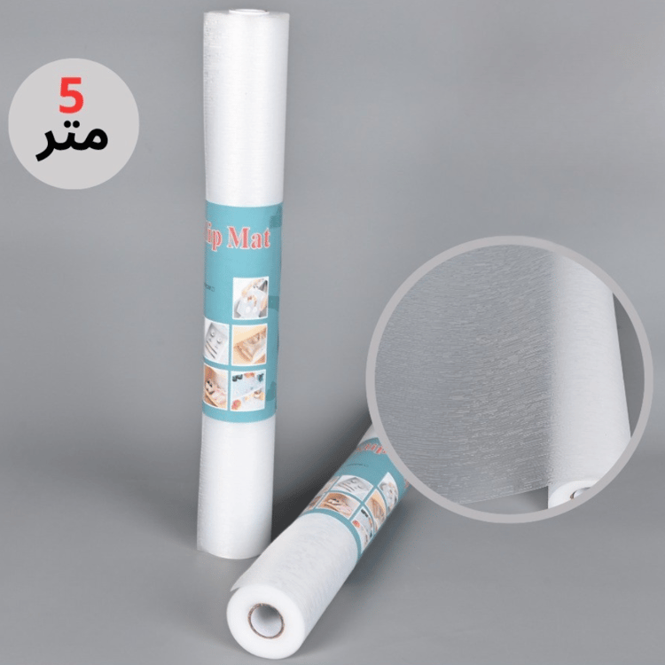 رول بطانة أدراج وخزائن مطبخ 5 متر – شفاف ثلجي و غير لاصقة و مقاومة للماء ومضادة للانزلاق للثلاجة والحمام والمطبخ