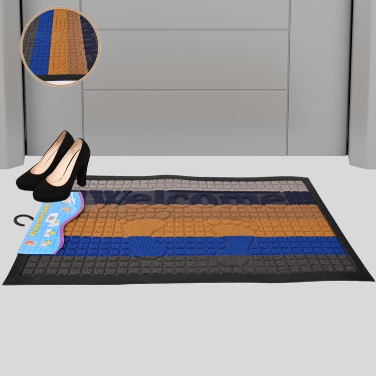 دعاسة باب ترحيبية فاخرة للمداخل مقاس 74 سم ملون أنيق مع عبارات ترحيب راقية – تصميم عملي مقاوم للانزلاق مناسب للغرف والمنازل العصرية