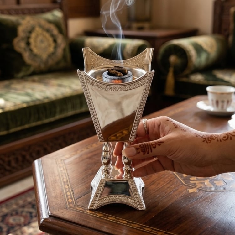 مبخرة فضي مصنوعة من الاستيل المقاوم للصدأ 