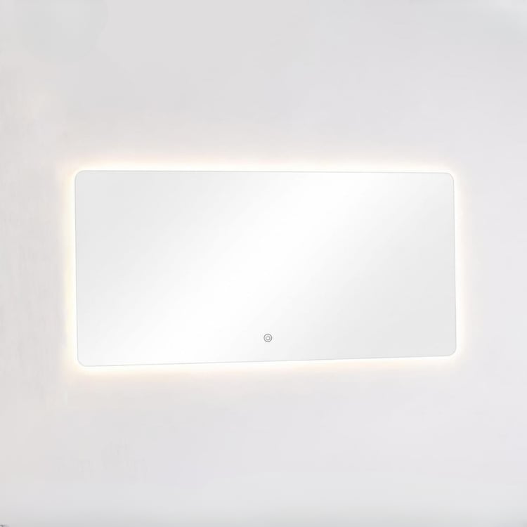مراية جدارية LED مستطيلة فاخرة 60×120 سم بتصميم فاليكسو أنيق ومودرن للديكور العصري وغرف المعيشة الحديثة