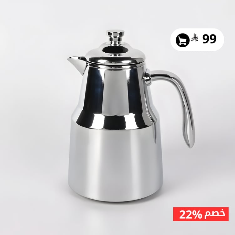 ترمس سهد كروم مفرد مقاس 0.65 لتر لون فضي من السيف