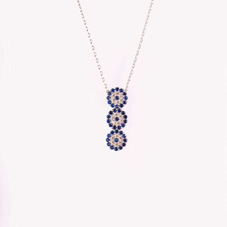 متجر الحلي - سلسلة الدوائر، فضيTrinkets boutique - The circles necklac