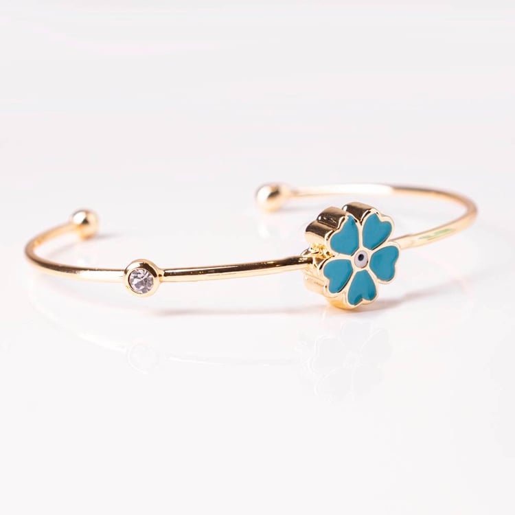متجر الحلي | إسورة الوردة أزرق فاتح Trinkets boutique- Light blue flow