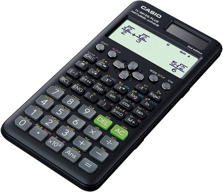 حاسبة علمية FX-991 ES Plus من كاسيو  ( الاصدار الثاني )