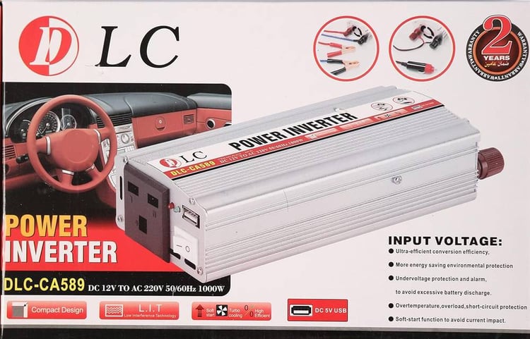 محول سيارة DLC بقوة 1000 واط