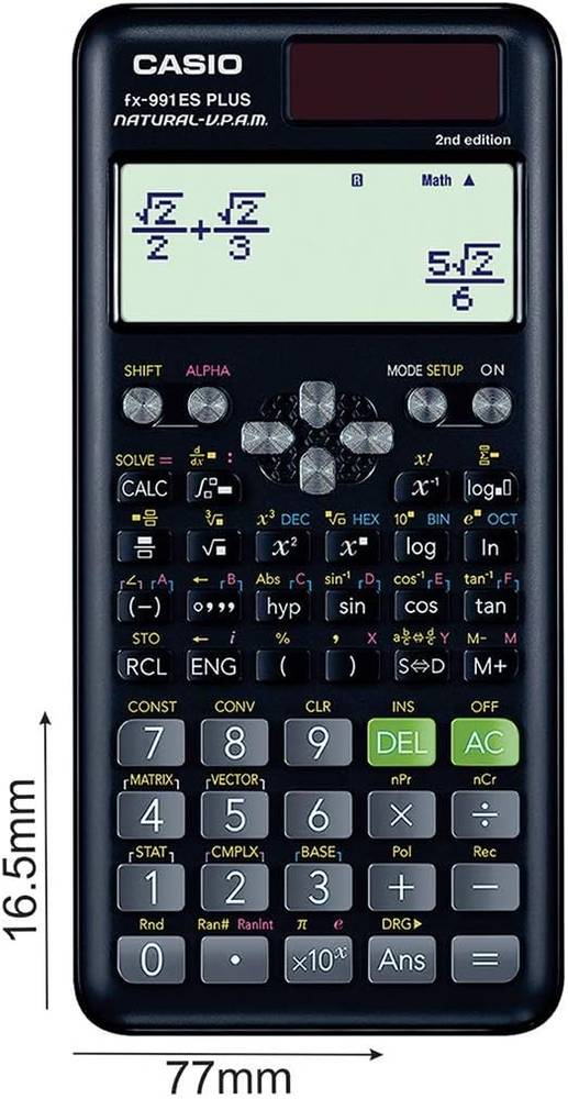 حاسبة علمية FX-991 ES Plus من كاسيو  ( الاصدار الثاني )