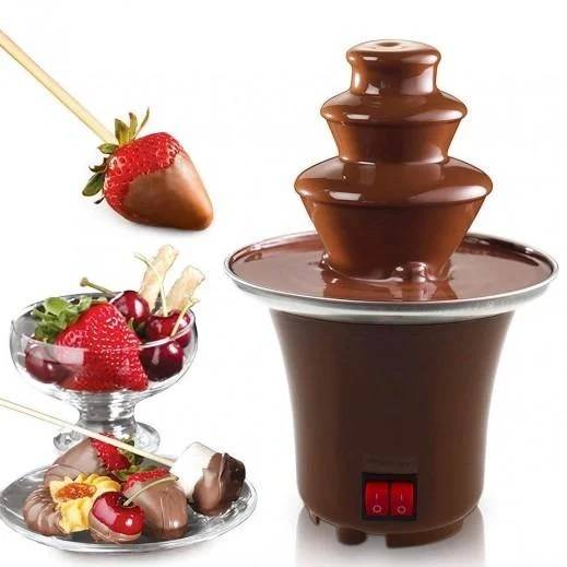 نافورة شوكولاتة صغيرة 25 وات - أبيض
