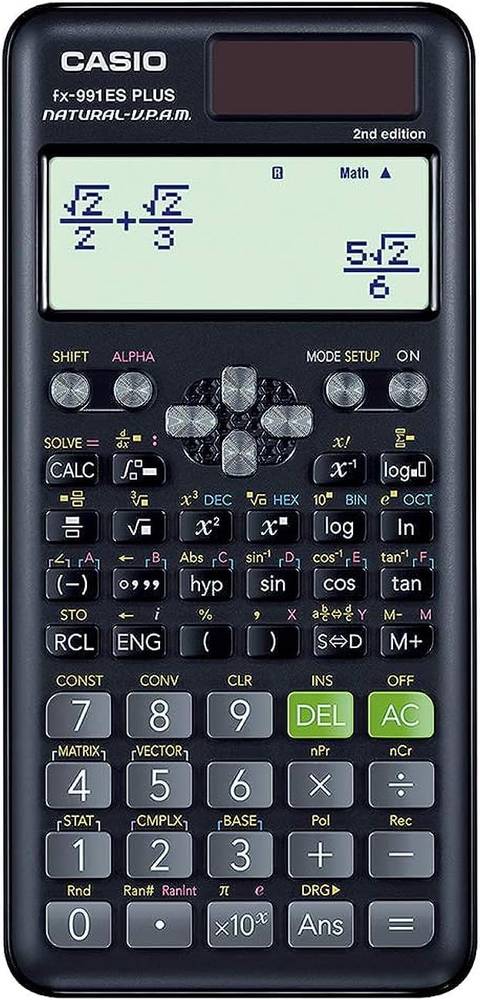 حاسبة علمية FX-991 ES Plus من كاسيو  ( الاصدار الثاني )