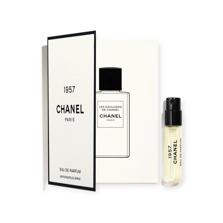 عينة عطر ميني عطر 1957 من شانيل أو دو بارفيوم 4 مل الأصلية بحجم 4.0 مل