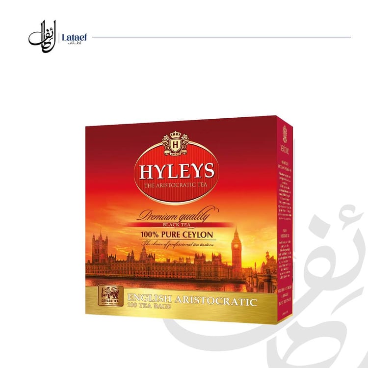 الشاي الانجليزي الارستقراطي من هيليس-شاي أحمر-عبوة 100 فتلة-200-غ