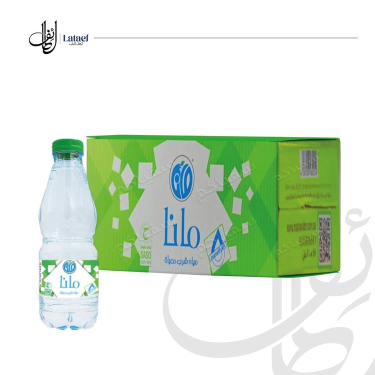 كرتون مياه مانا 330 مل 40 حبة