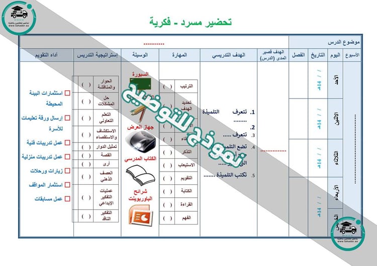 تحضير لغتي خامس إبتدائي تربية فكرية الفصل الأول كتبي
