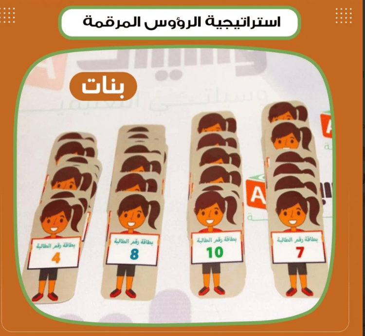 استراتيجية الرؤوس المرقمة بنات