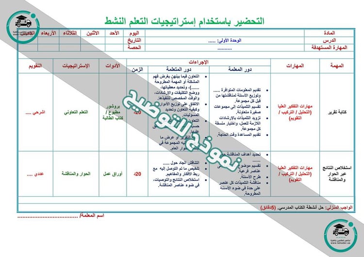 تحضير المهارات الحياتية والتربية الاسرية سادس ابتدائى الفصل الأول كتبي