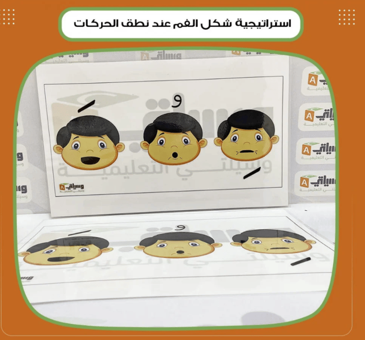استراتيجية شكل الفم عند نطق الحركات