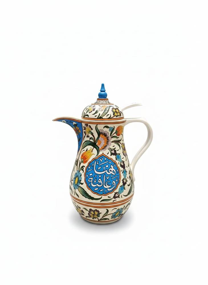 ترمس قهوه رسم يدوي 