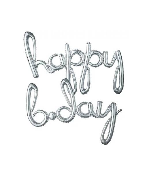 بالون جداري لكلمة Happy B-Day