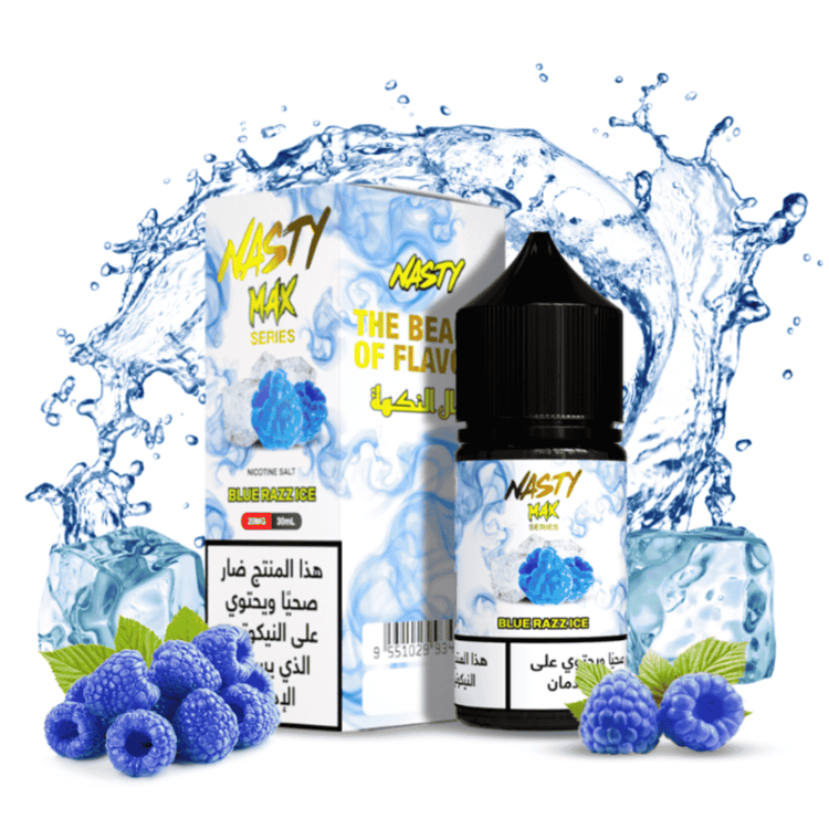 نكهة ناستي ماكس بلو راز ايس Nasty Max Blue Razz Ice