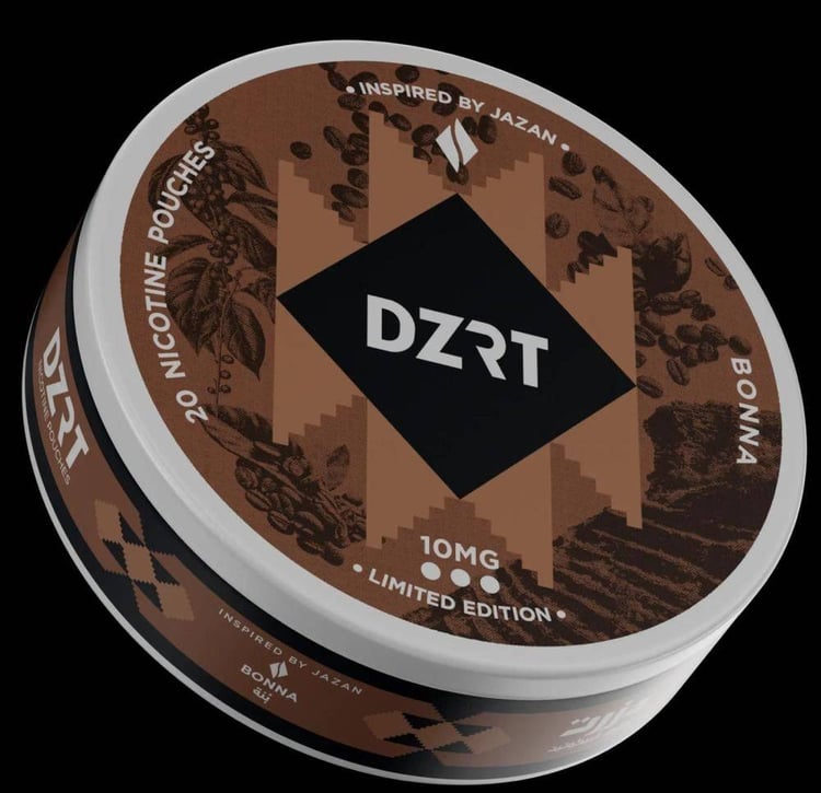 دزرت بنة اظرف نيكوتين DZRT Seaside Frost Nicotine pouches