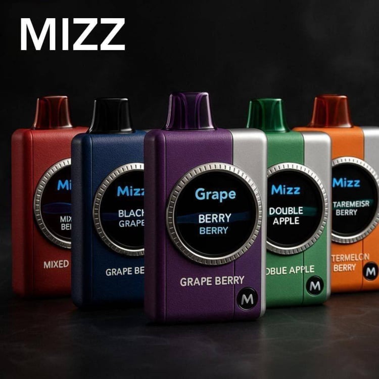 بودات مز ام ون 18000 موشة توت اسود كرز رمان MIZZ M1 POD 18000 PUFFS BL