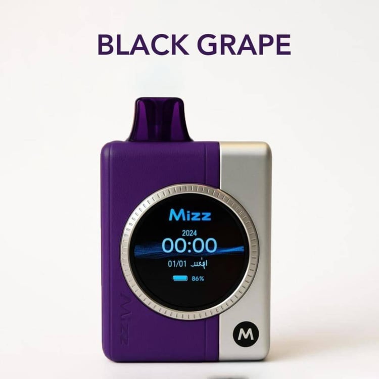 بودات مز ام ون 18000 موشة عنب اسود MIZZ M1 POD 18000 PUFFSBLACK GRAPE