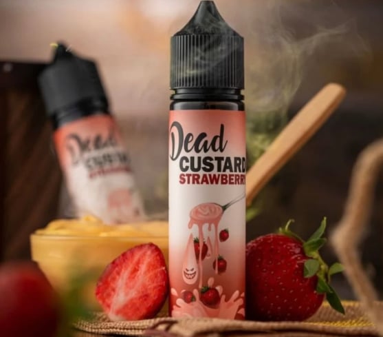 نكهة فيب ديد كاسترد فراوله Dead CUSTARD STRAWBERRY Vape