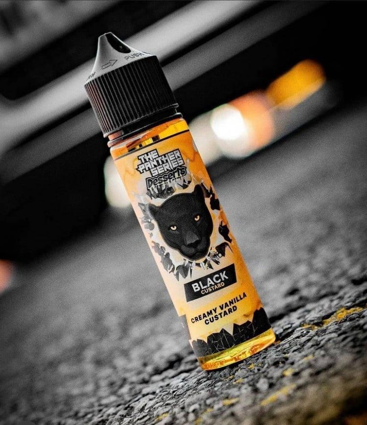 نكهة فيب بنك بانثر كريما فانيلا كسترد PINK PANTHER CREAMY VANILLA CUST
