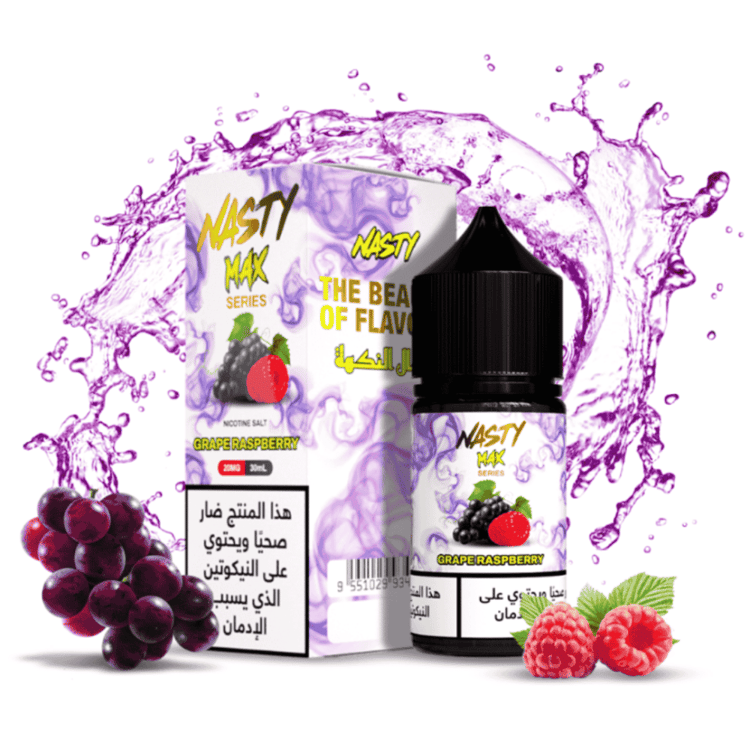 نكهة ناستي ماكس عنب توت Nasty Max Grape Raspberry