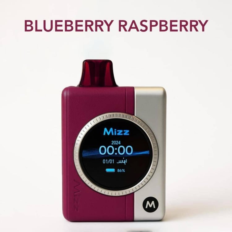 بودات مز ام ون 18000 موشة توت ازرق توت احمر MIZZ M1 POD 18000 PUFFS BL