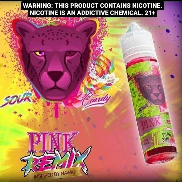 نكهة فيب بينك بانثر سور كاندي ريمكس Pink Panther Candy Sour remix Vape