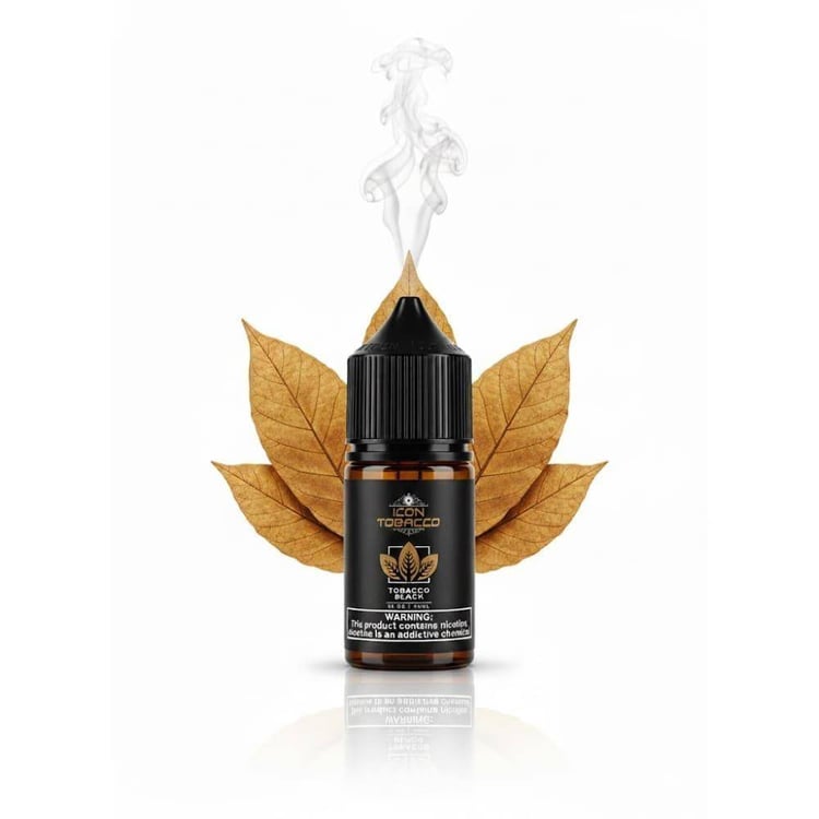 نكهة توباكو اسود من ايكون فيبر سولت نيكوتين ICON VAPER