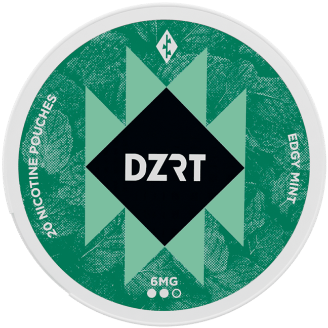 دزرت ايدجي منت نعناع اظرف نيكوتين DZRT Edgy Mint Nicotine pouches