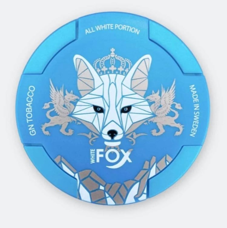وايت فوكس اظرف نيكوتين نعناع بارد White Fox Nicotine Pouches White Fox