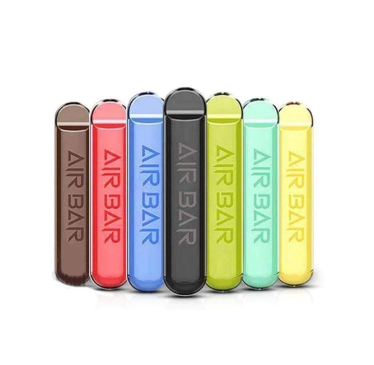 AIR BAR سحبة سيجارة اير بار 500 شفطة 20 نيكوتين عدة نكهات استخدام مره 