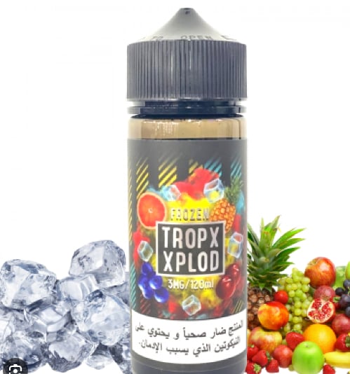 نكهة فيب انفجار الفواكه الإستوائيه تروبكس اكسبلود ايس - 120 مل - Tropx