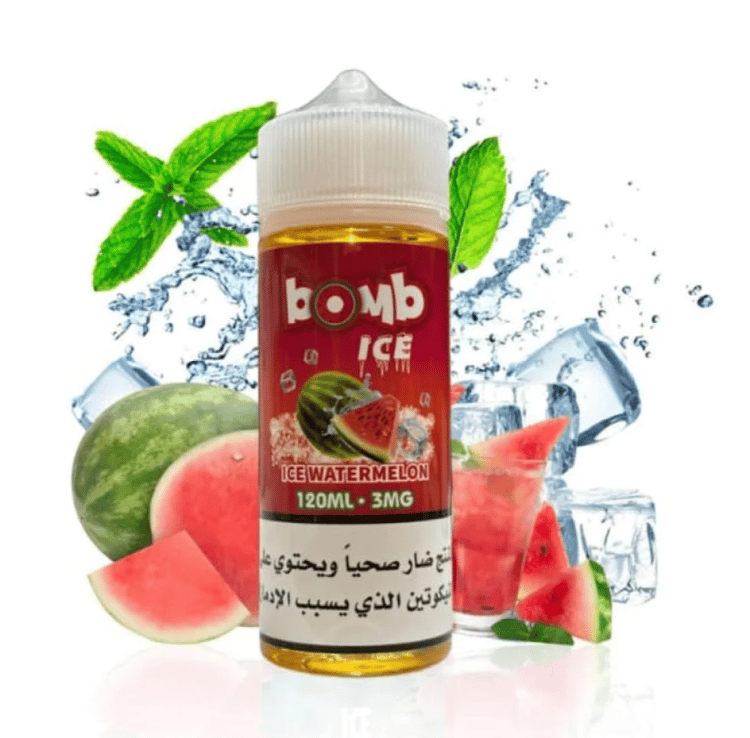 نكهة فيب بومب بطيخ ايس - Bomb ICE Watermelon Vape - 120ML