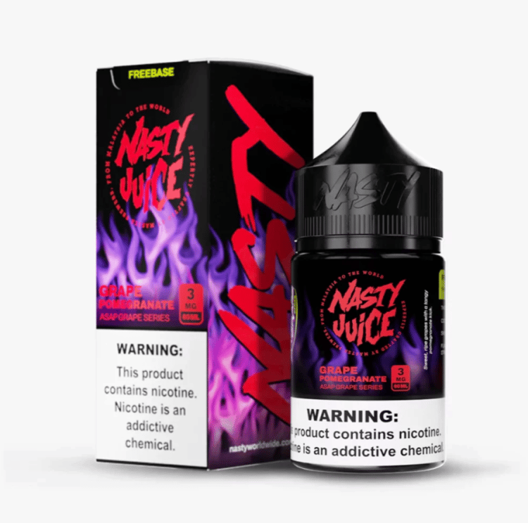 نكهة عنب رمان من شركة ناستي 60مل - NASTY GRAPE POMEGRANATE 60ml