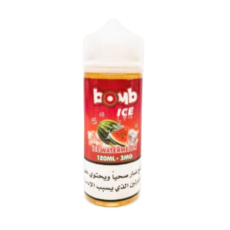 نكهة فيب بومب بطيخ ايس - Bomb ICE Watermelon Vape - 120ML