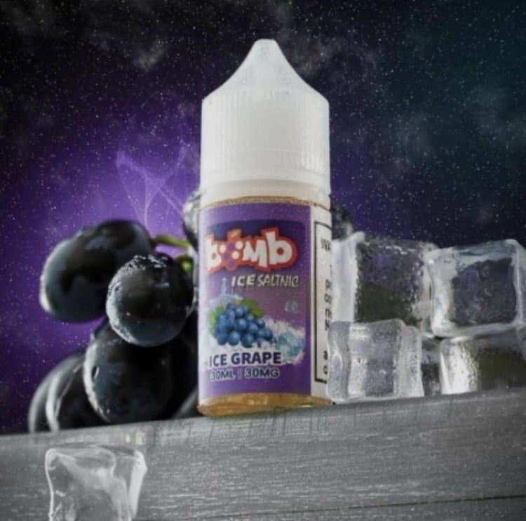 نكهة بومب عنب ايس BOMB Grape Ice Salt