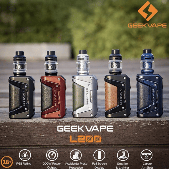 شيشة جيك فيب ال 200 ايجيس ليجند 2 إلى 200 واط بشكلها الرائع GEEKVAPE A