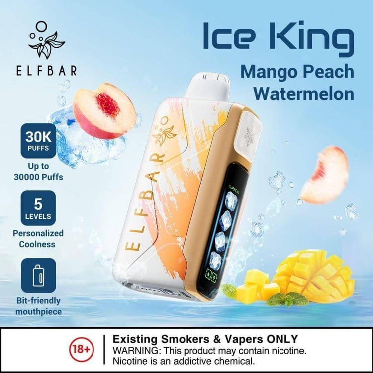 الف بار ايس كينق 30000 سحبة - ELFBAR ICE KING 30K