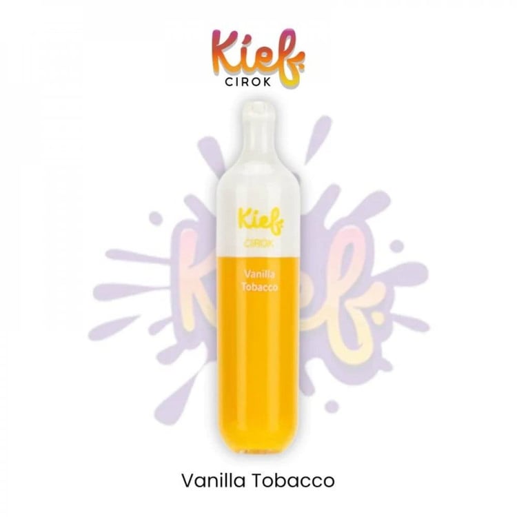 سحبة جاهزة كيف بنكهة فانيلا توباكو 3000 موشة KIEF Cirok Vanilla Tobacc