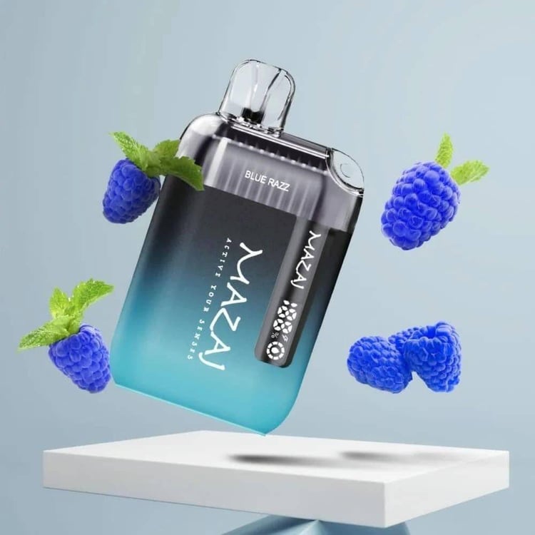 مزاج 9000 سحبة بلو راز MAZAJ 9000 PUFFS BLUE RAZZ