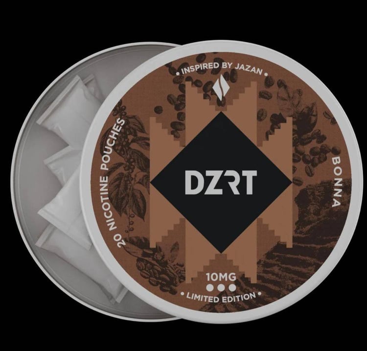 دزرت بنة اظرف نيكوتين DZRT Seaside Frost Nicotine pouches