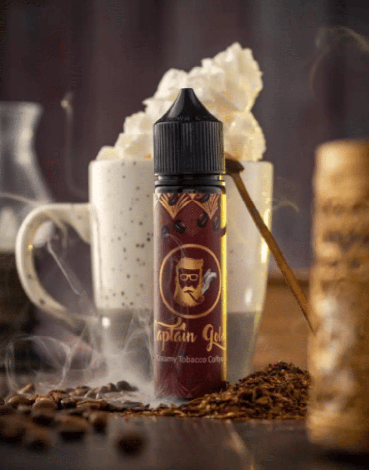 نكهة كابتن جولد كريمة توباكو قهوة Captain gold Creamy Tobacco Coffee