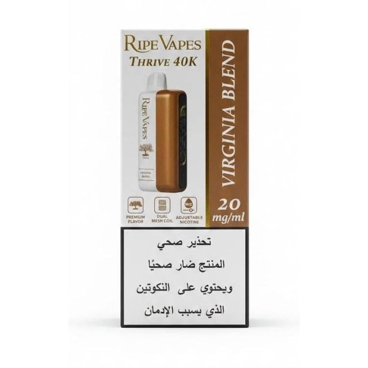 THRIVE حبة سيجارة عدة نكهات رايب فيب ثرايف 40000 شفطة 50 20 نيكوتين