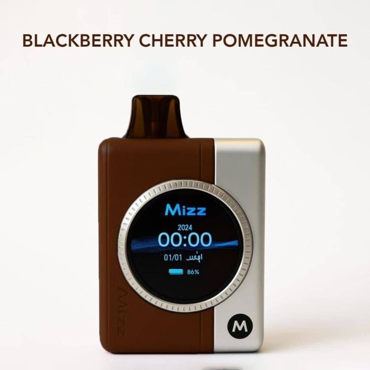 بودات مز ام ون 18000 موشة توت اسود كرز رمان MIZZ M1 POD 18000 PUFFS BL